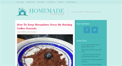 Desktop Screenshot of homemadehomeideas.com